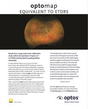 optomap equivalent to ETDRS